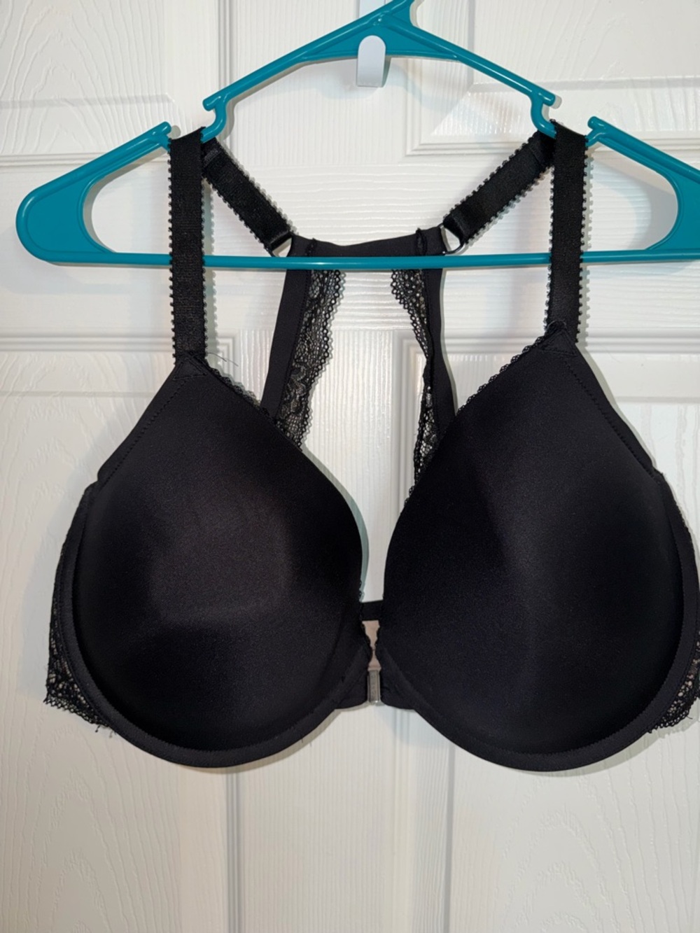 Torrid Black Lace-Back Padded T-Shirt Bra